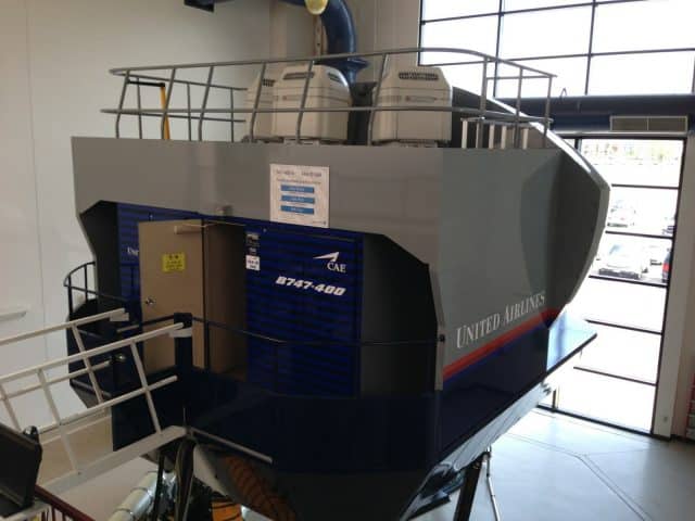 United 747-400 Simulator