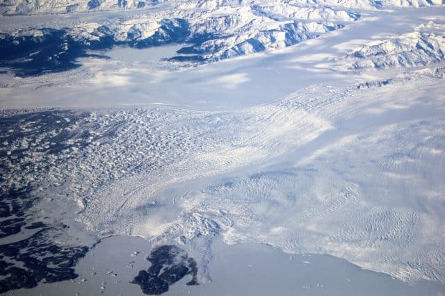 Closeup of Malaspina Glacier