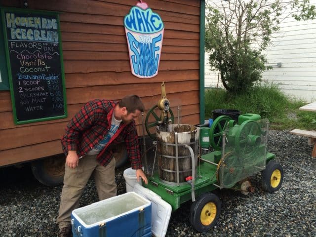 Homemade Ice Cream at Wake and Shake - Talkeetna