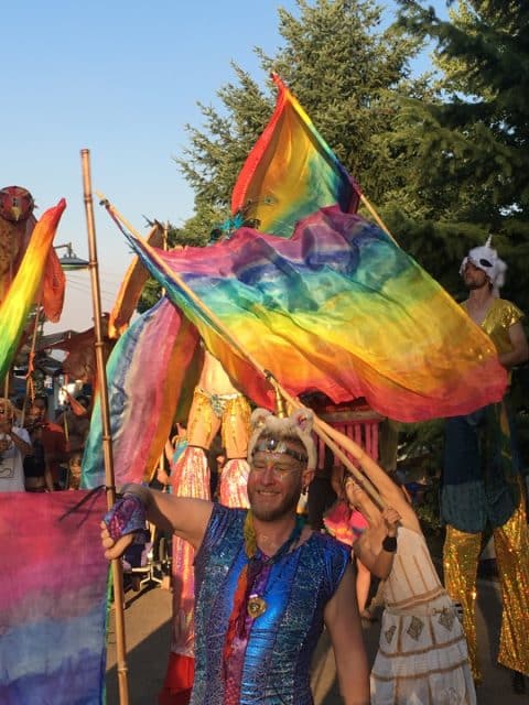 High Sierra Parade - Flag Procession