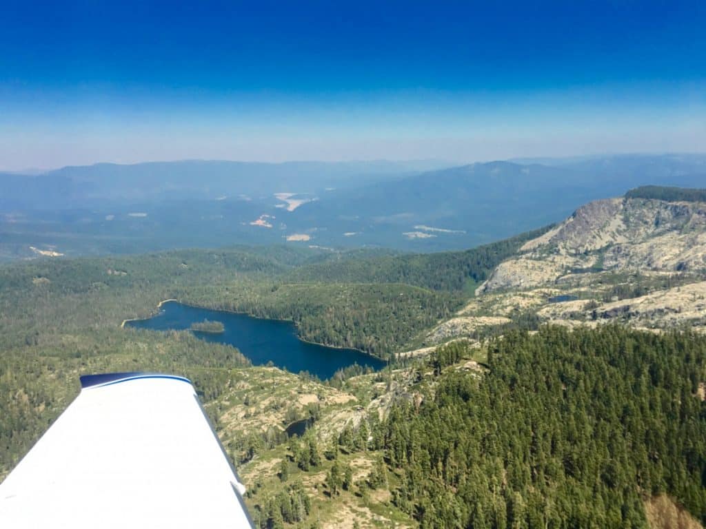 Silver Lake at Spanish Peak - Quincy in Far Background 