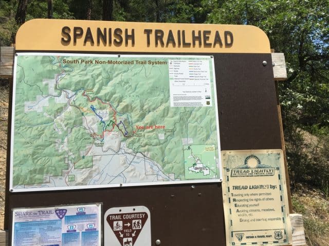 Spanish Creek Trailhead - South Park Trail System