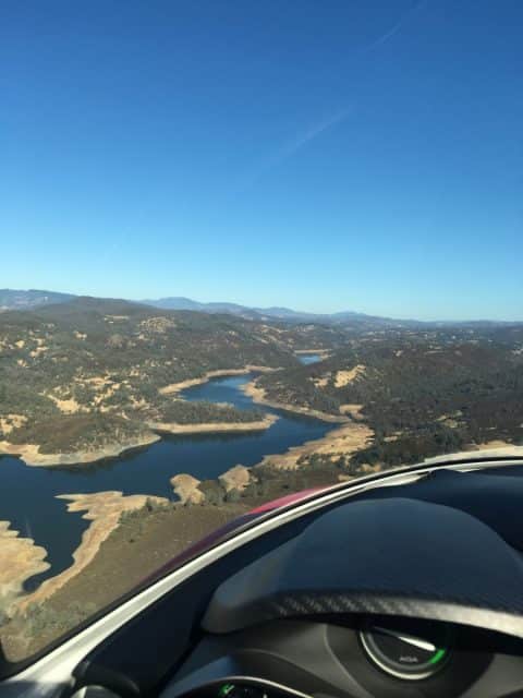 Flying along the Putah Creek