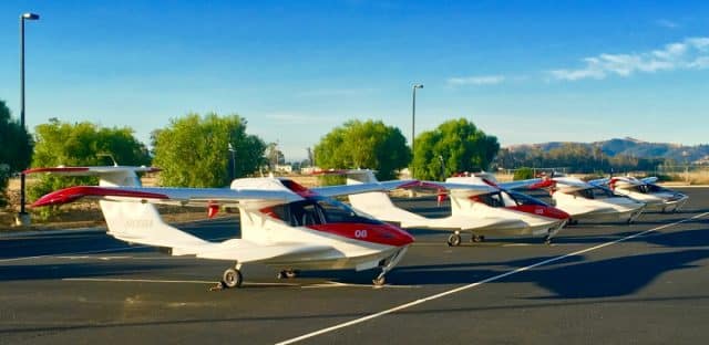 Gaggle of ICON A5s Early Morning at KVCB