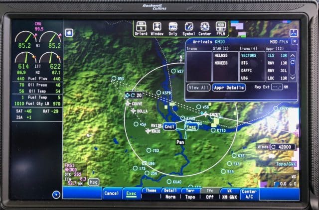 CJ3 Low Oil Pressure Right Engine - Loading HIO Approach